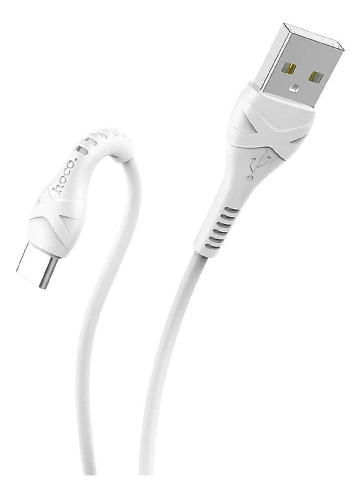 Cable Carga USB Tipo C HOCO X20 1MT Blanco