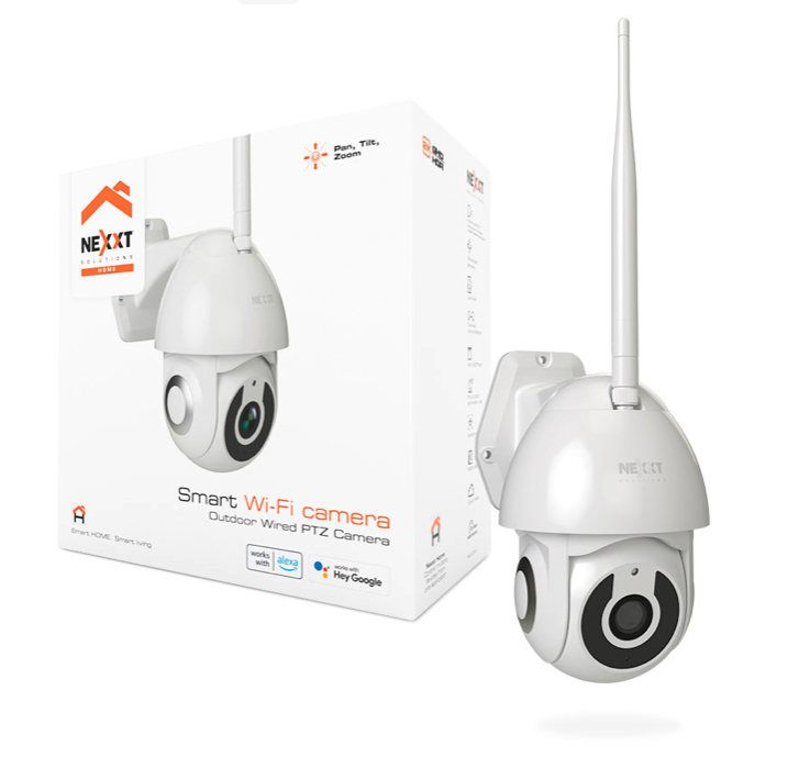 Camara Seguridad Inteligente PTZ Exterior 2K Nexxt NHC-O612