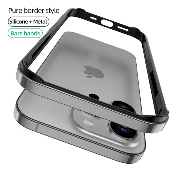 Carcasa Bumper Aluminio Para iPhone 15 Pro Goforit