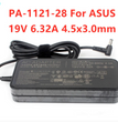 Cargador Para Notebook Asus 19V 6.32A 120W 4.5x3.0MM