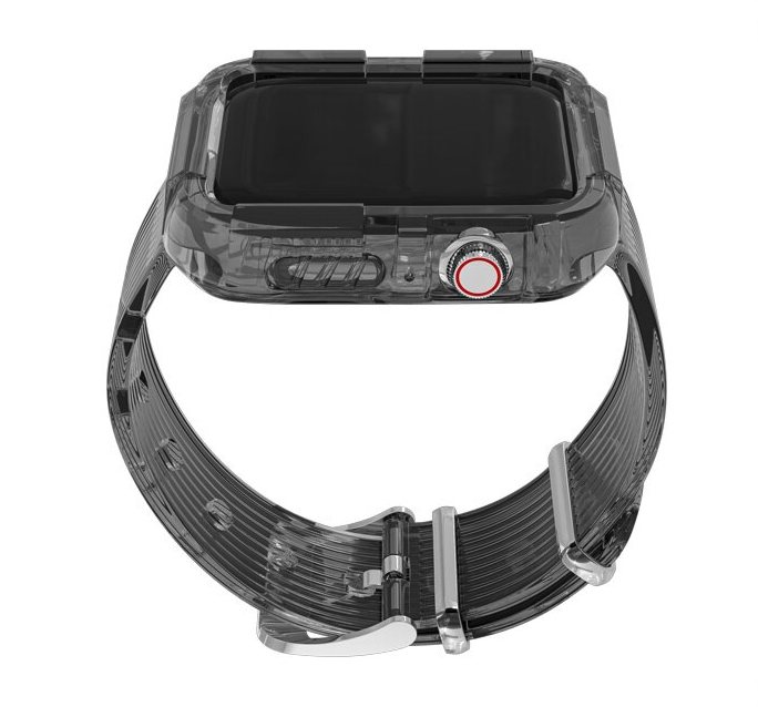 Correa Para Applewatch Silicona Vintage A 42/44/45mm Negra
