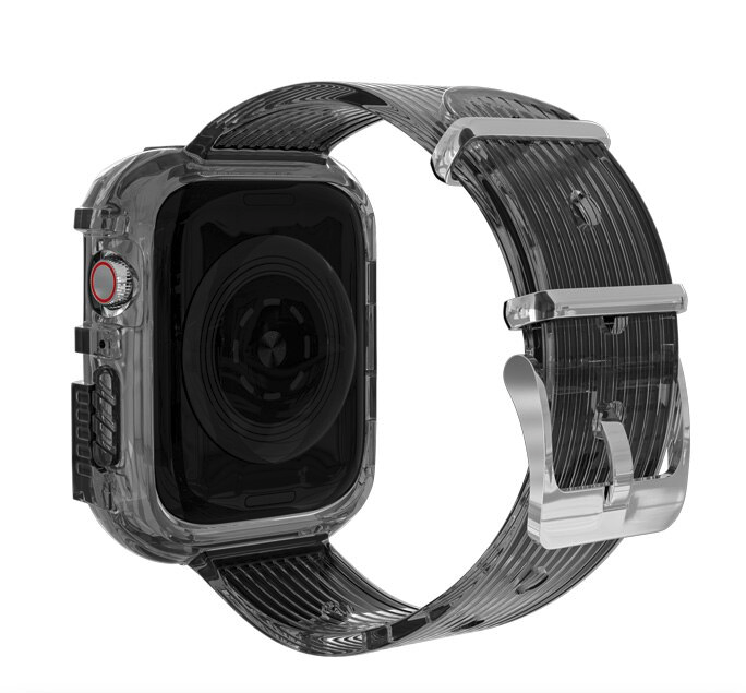 Correa Para Applewatch Silicona Vintage A 42/44/45mm Negra