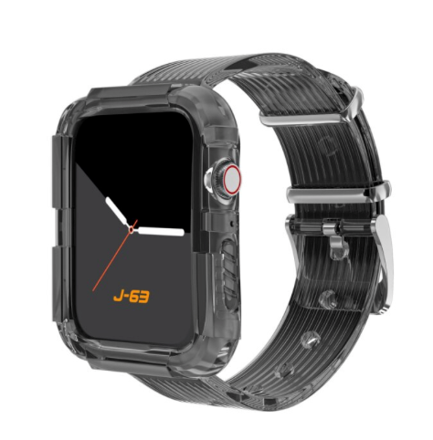 Correa Para Applewatch Silicona Vintage A 42/44/45mm Negra