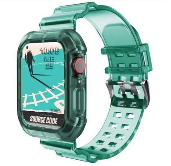Correa Para Applewatch Silicona 38/40/41mm Vintage C Verde