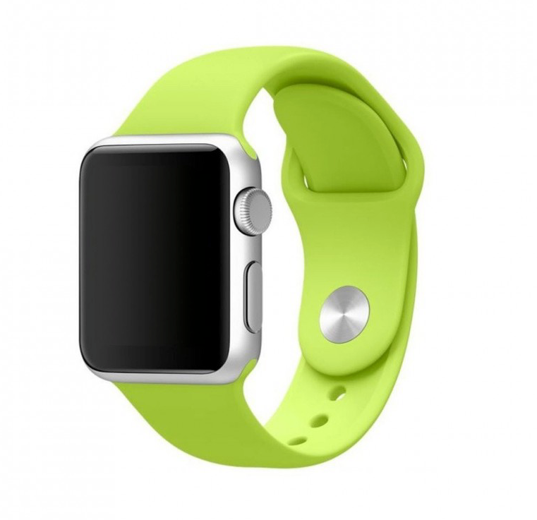 Correa Para Applewatch Silicona Deportiva Verde 38/40/41mm
