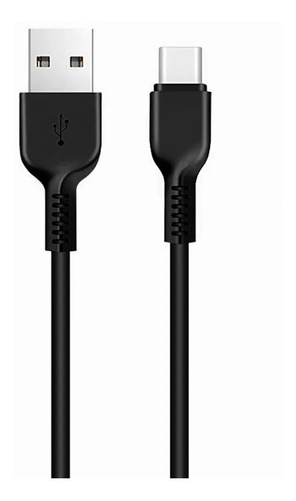 Cable Carga USB Tipo C 2 Metros Negro HOCO X20