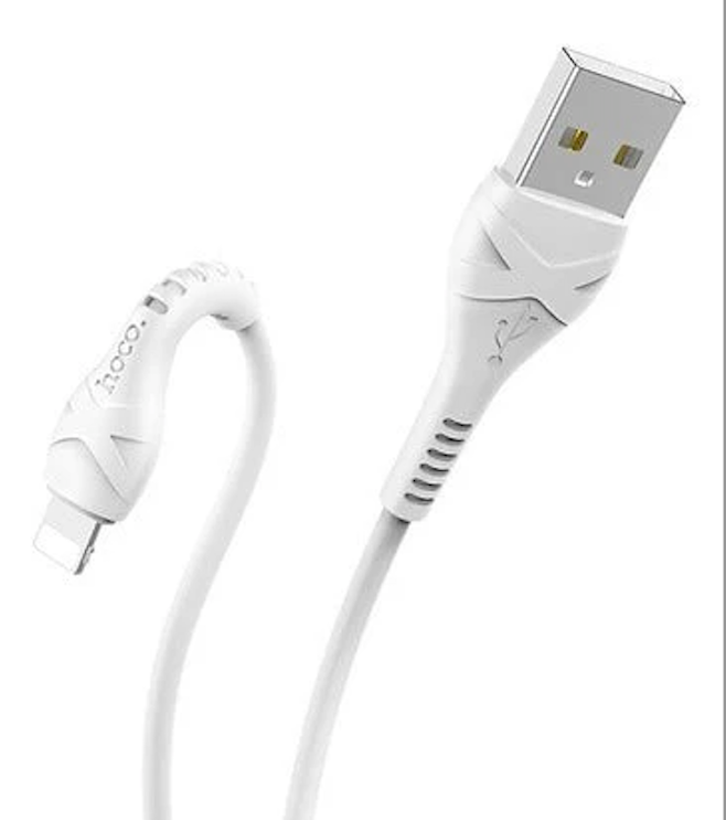 Cable Carga USB Lightning HOCO X20 1MT Blanco