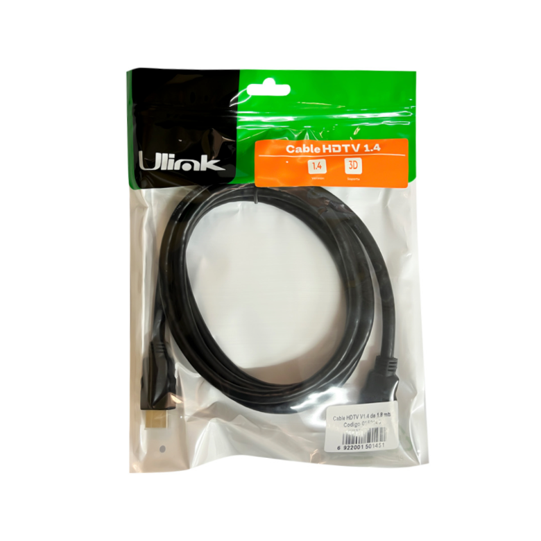 Cable HDMI 1.8M Ulink v1.4 3D Alta Velocidad