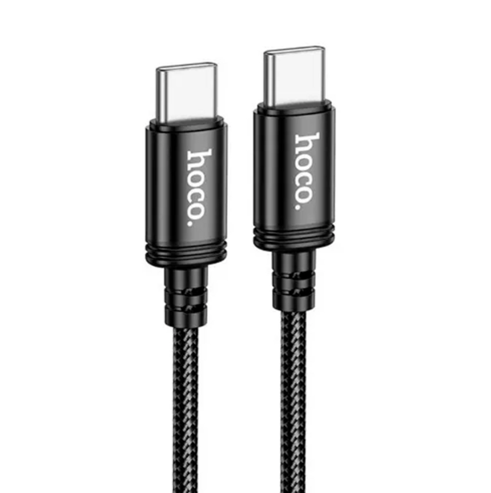 Cable Hoco X89 Tipo C a Tipo C 60W 2 Metros Negro