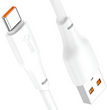 Cable Hoco X93 USB-A a USB-C 100W Carga Rápida Blanco