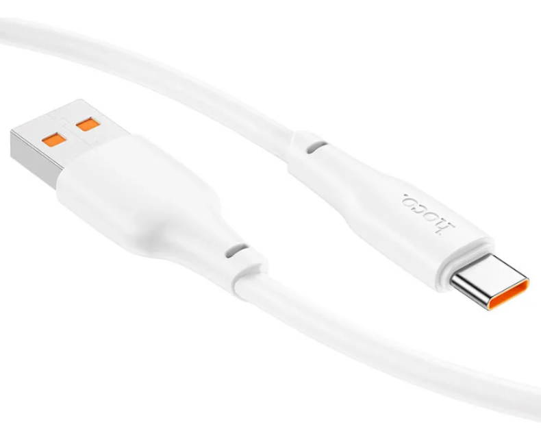 Cable Hoco X93 USB-A a USB-C 100W Carga Rápida Blanco