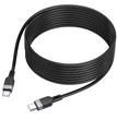 Cable USB-C a USB-C Hoco X109 60W 3M Negro