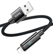 Cable USB a Lightning 1.2MT Para Apple Hoco U125 Negro