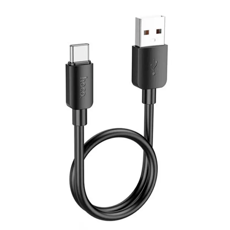 Cable USB a USB-C Mini 25cm Hoco X96 Negro