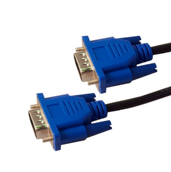 Cable VGA Macho a Macho 1.8 Metros Delgado Azul