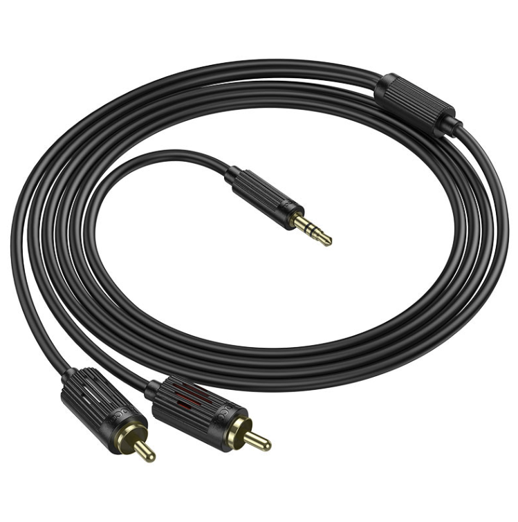 Cable de Audio HOCO UPA28 AUX RCA Estéreo Negro