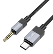 Cable de Audio Hoco UPA32B Tipo-C a Jack 3.5mm  Negro