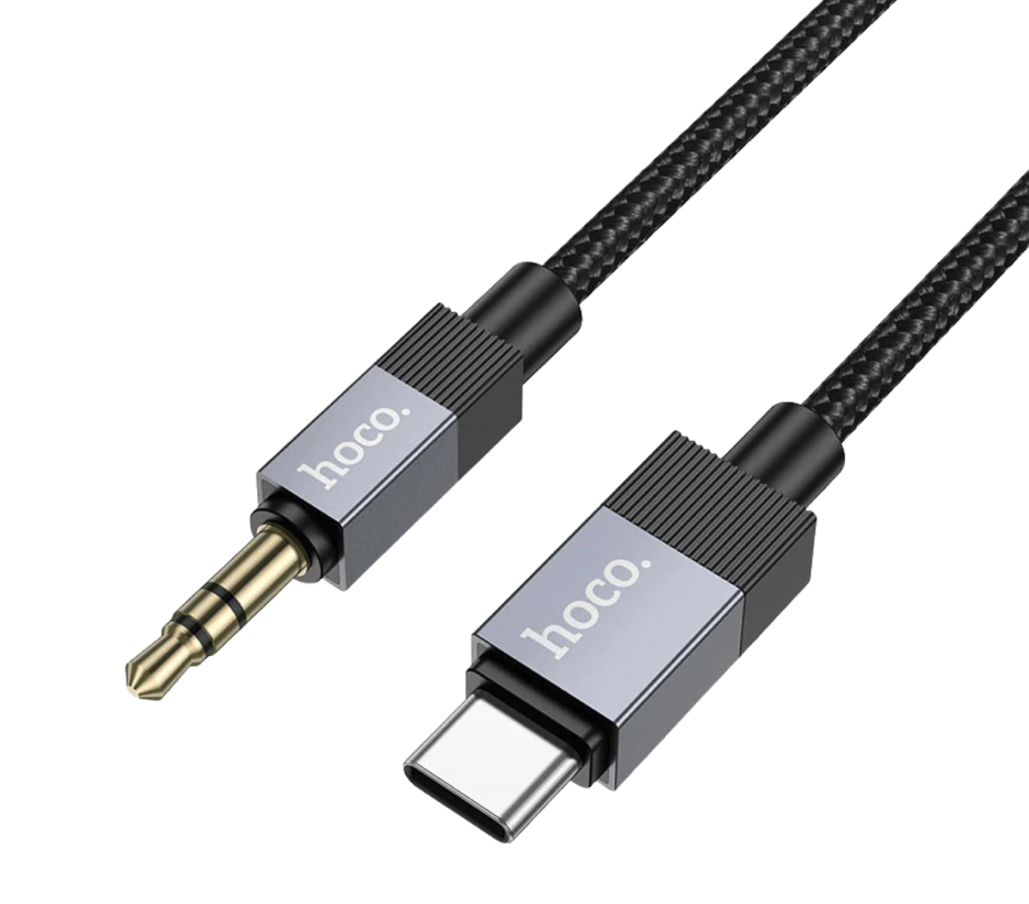 Cable de Audio Hoco UPA32B Tipo-C a Jack 3.5mm  Negro