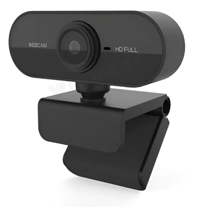 Cámara Web HD 1080p USB Plug & Play Negra