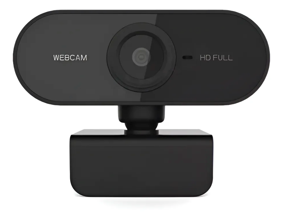 Cámara Web HD 1080p USB Plug & Play Negra