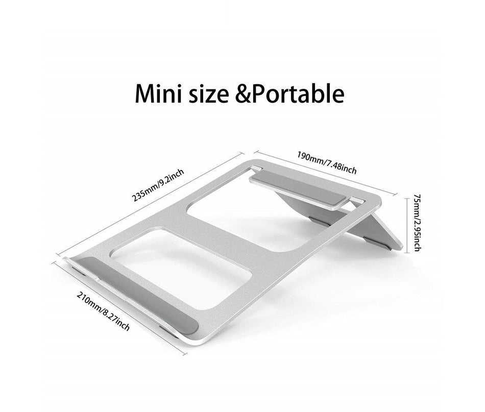 Base Apoyo Aluminio Portatil compatible con Macbook Pro Air