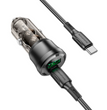 Cargador Auto Borofone BZ23 38W DUAL con Cable USB-C
