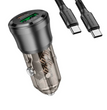 Cargador Auto Borofone BZ23 38W DUAL con Cable USB-C