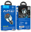 Cargador Auto Hoco NZ9 95W USB + 2 USB-C Negro