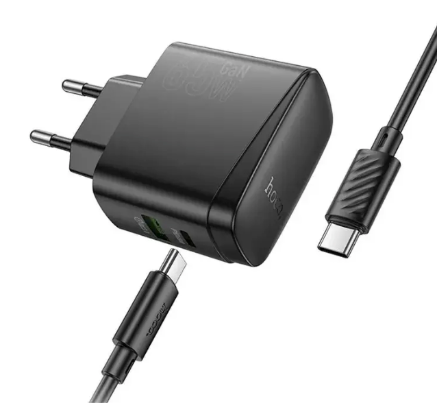 Cargador Hoco CS63A 65W USB-C con Cable Carga Rápida