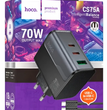 Cargador Hoco CS75A 70W USB-C con Cable Negro