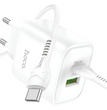 Cargador Hoco DC68 25W USB-C con Cable Blanco