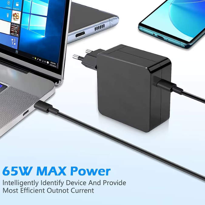 Cargador Para Lenovo HP Asus Otros USB-C 3.25A 65W Tipo A