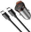Cargador de Auto Hoco NZ16 30W USB-C con Cable USB-C