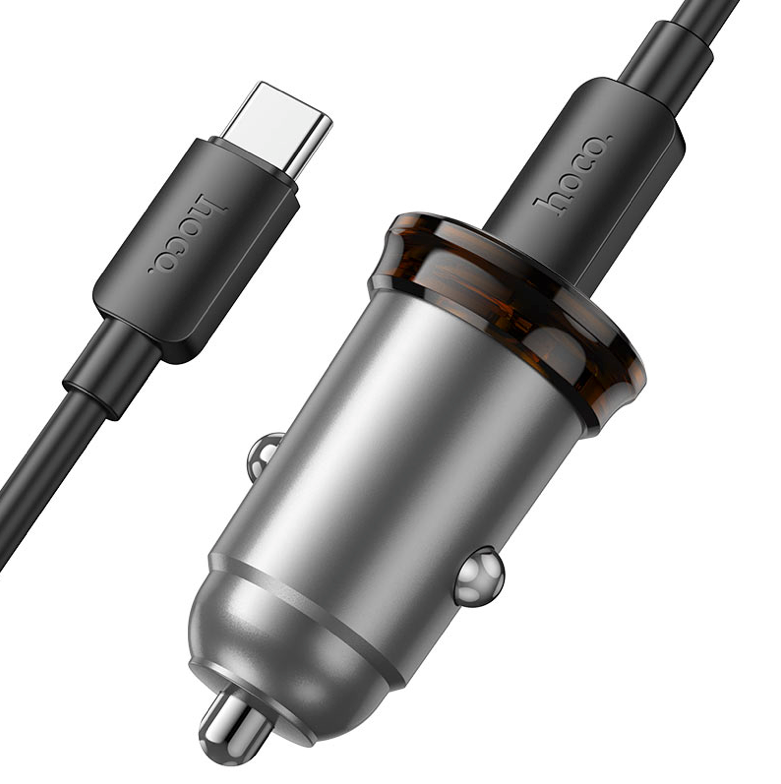 Cargador de Auto Hoco NZ16 30W USB-C con Cable USB-C