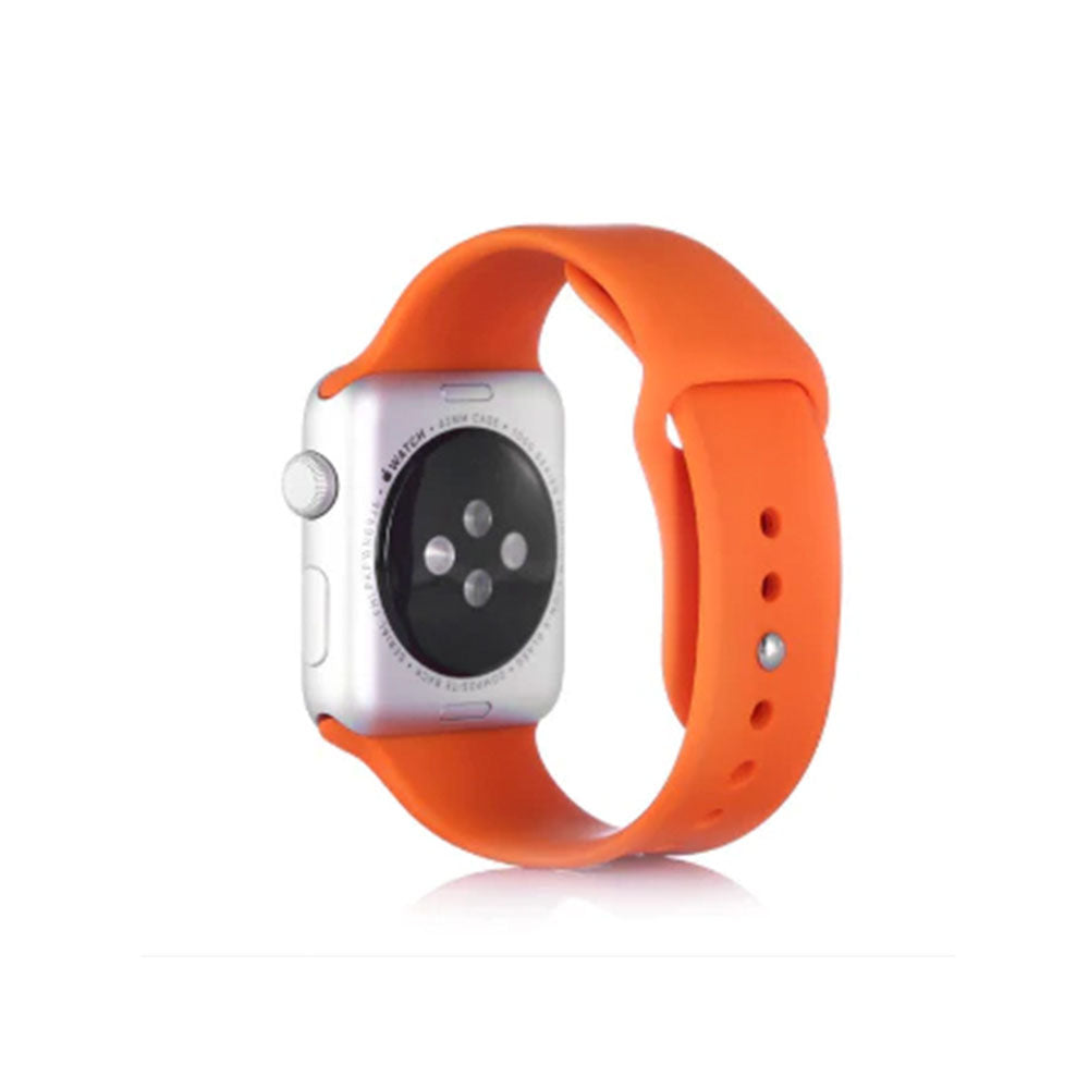 Correa Applewatch Silicona Deportiva Naranja 38/40/41mm