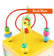 Cubo de Actividades de Madera Multicolor 5 en 1 Didactico