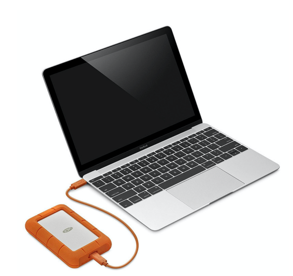 Disco Duro Externo compatible con Mac 1TB USB-C Rugged Lacie