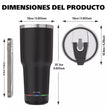 Vaso Termico Frio Caliente 900ml con parlante bluetooth