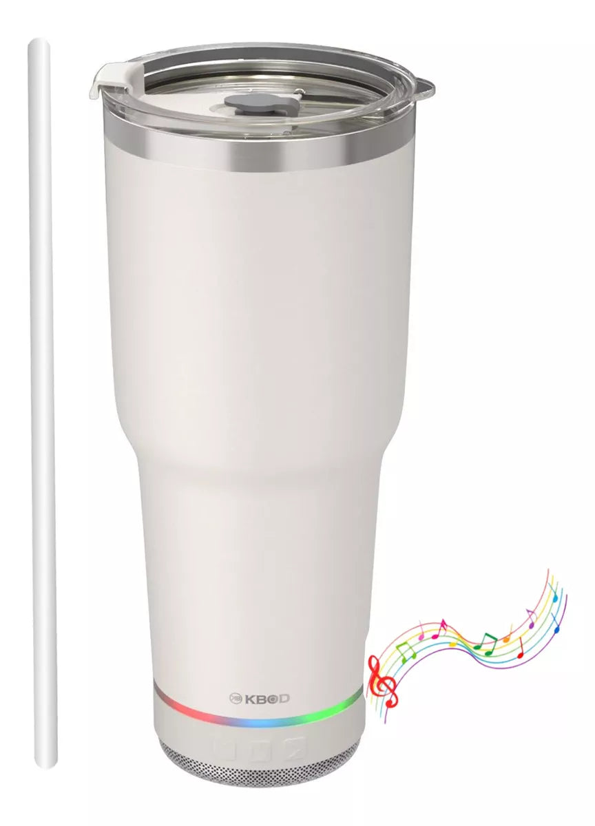 Vaso Termico Frio Caliente 900ml con parlante bluetooth