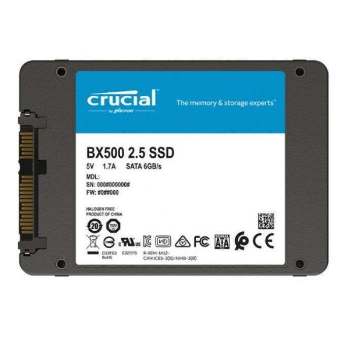 Disco SSD Estado Solido Crucial BX500 1TB Sata