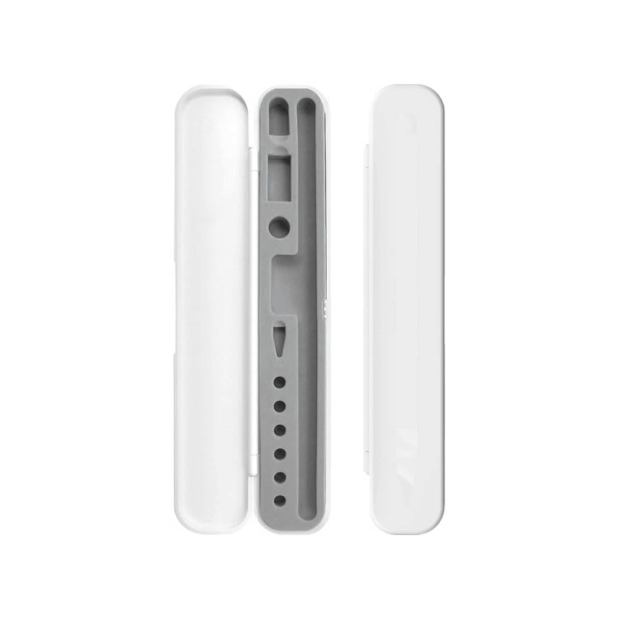 Estuche Protector Para Apple Pencil y Accesorios Blanco Gris