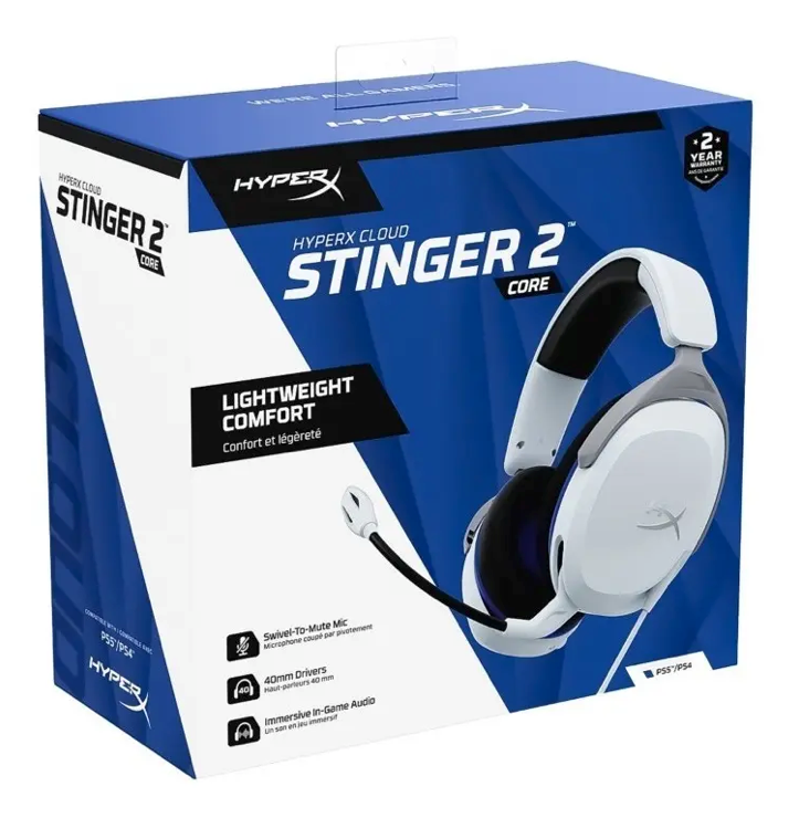 Headset Gamer HyperX Cloud Stinger 2 Core para PS5 y PS4