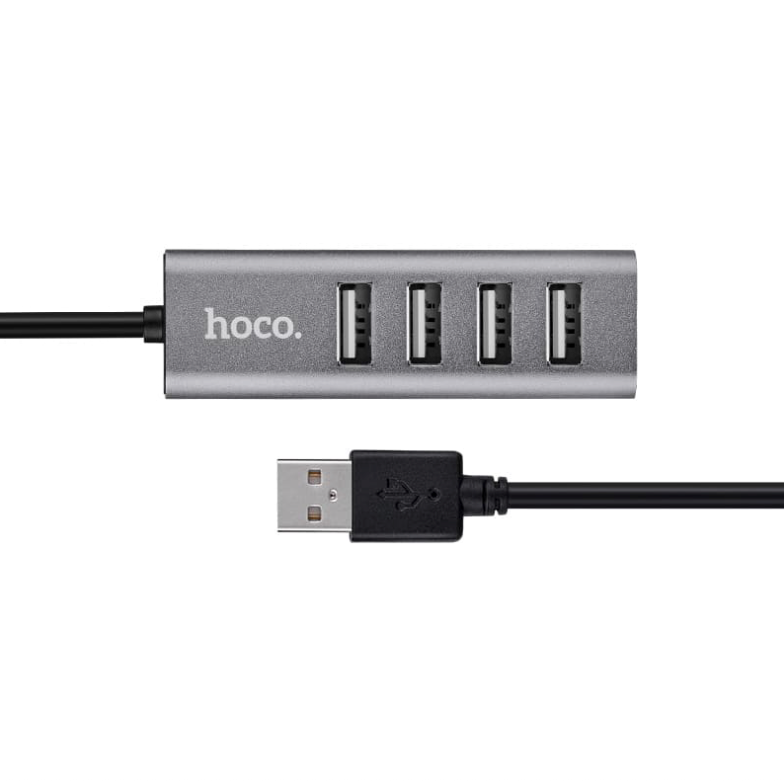 Hub Hoco HB1 USB Tarnish – Multipuerto Compacto
