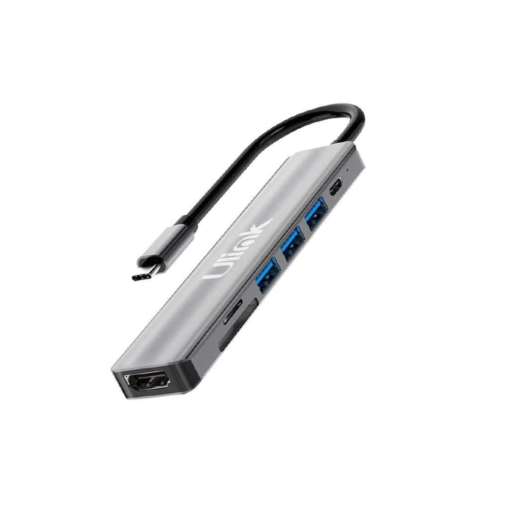 Hub Multipuerto USB-C 7 en 1 Ulink UL-ADC760