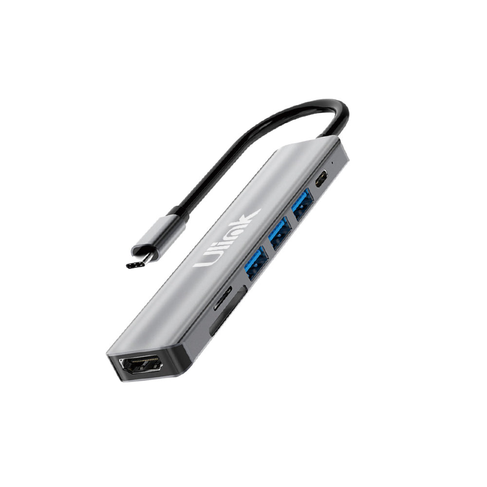 Hub Multipuerto USB-C 7 en 1 Ulink UL-ADC760