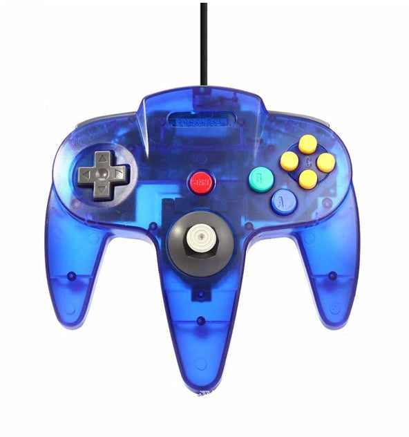 Joystick Usb Pc Diseño Nintendo 64 N64 Azul