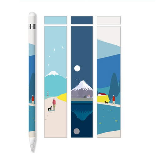 Set Adhesivos Protectores para Applepencil 2 Diseño Paisaje