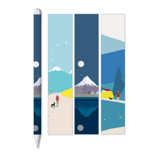 Set Adhesivos Protectores para Applepencil 1 Diseño Paisaje