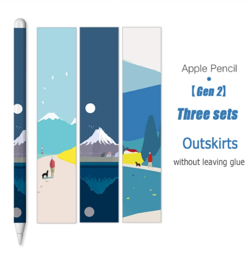 Set Adhesivos Protectores para Applepencil 1 Diseño Paisaje