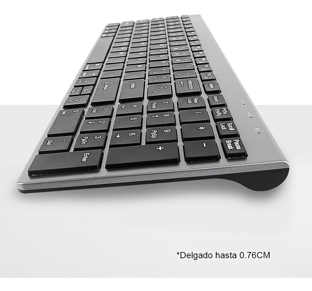 Kit Mouse Teclado Para Macbook Notebook Inalambrico Goforit ESP